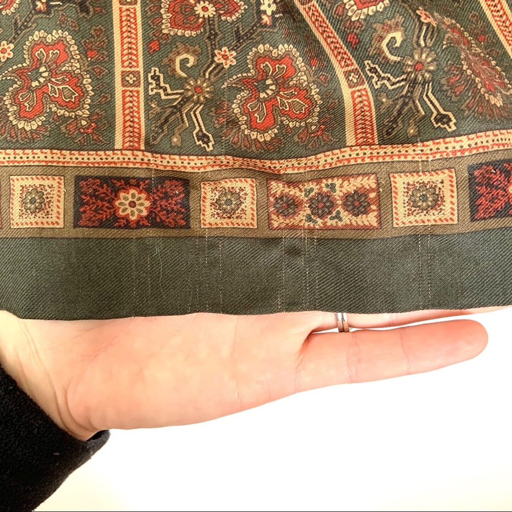 Vintage Pendleton 1990’s Paisley Skirt Set M 8 10 - Picture 7 of 7